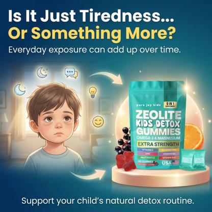 Pure Joy Kids Detox Gummies - Plant Based Gelatin